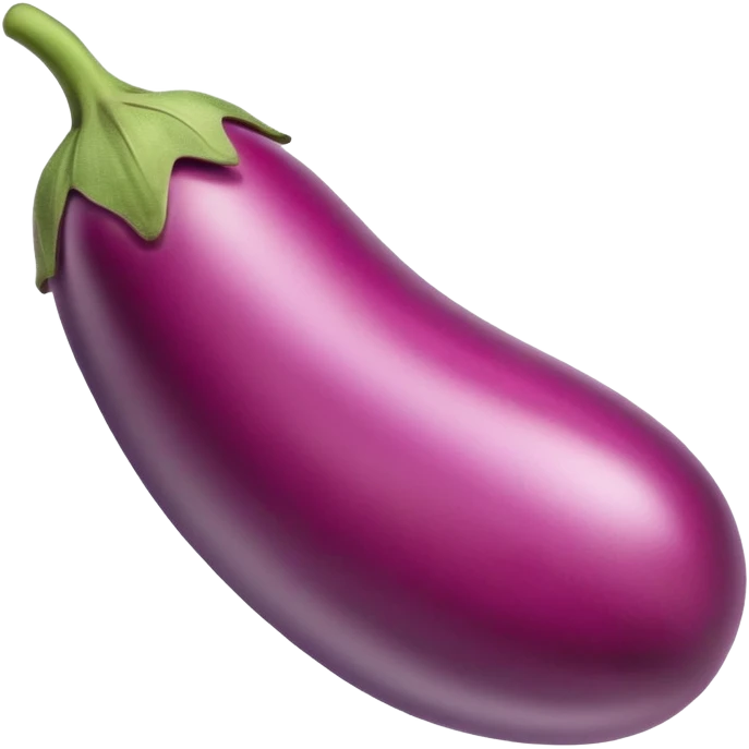pink eggplant emoji