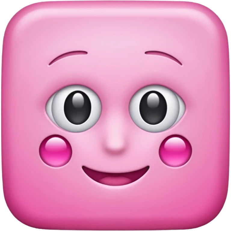 simple pink square emoji
