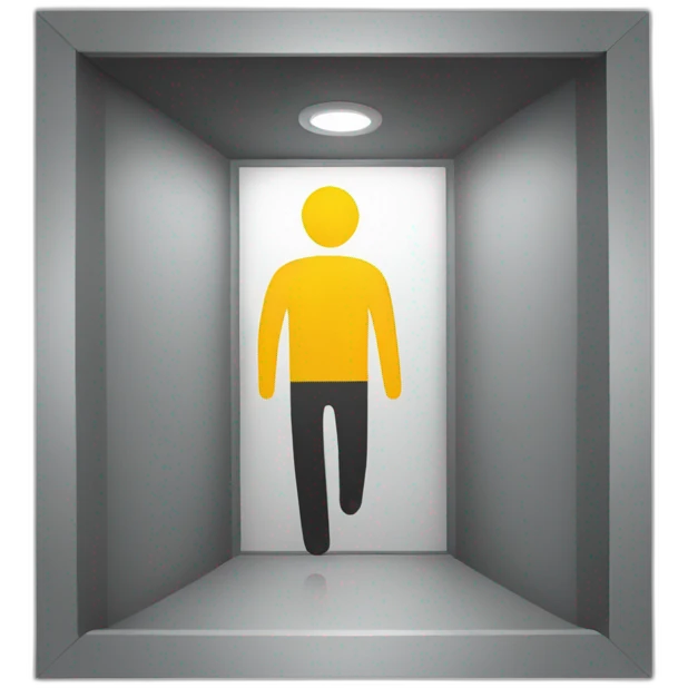 Exit pictogram emoji