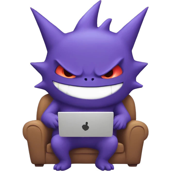 Gengar playing video games  emoji