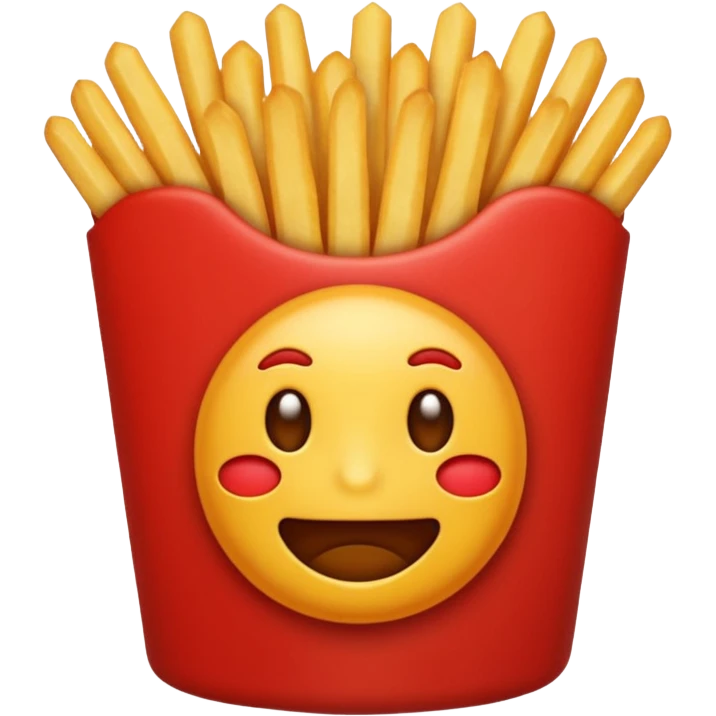 Red French frize emoji emoji