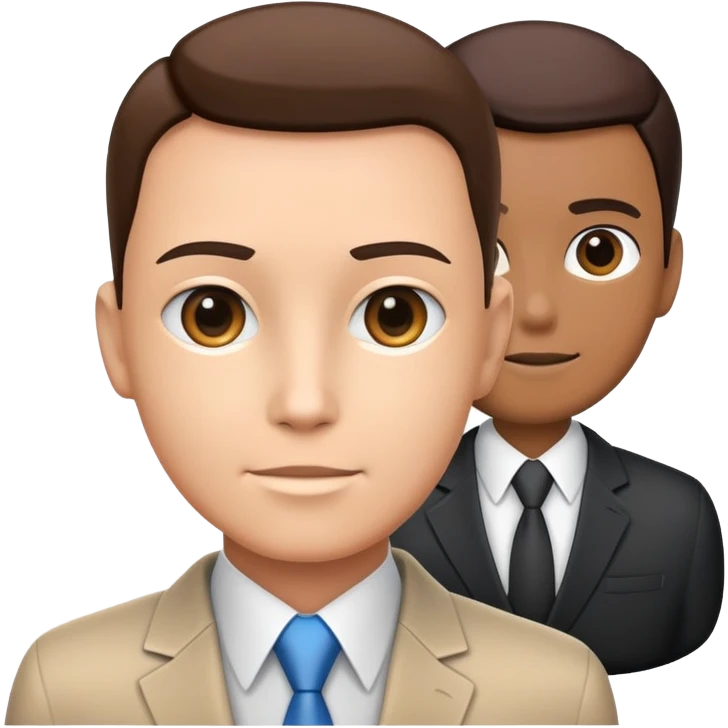 Agentic AI Agent supporting a business person emoji