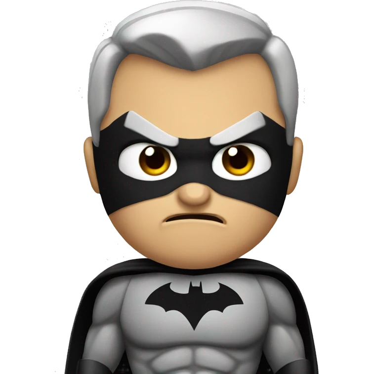 Angry Batman emoji