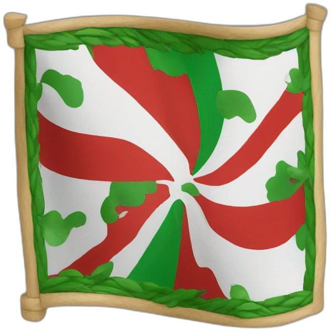 Drapeau pays basque emoji
