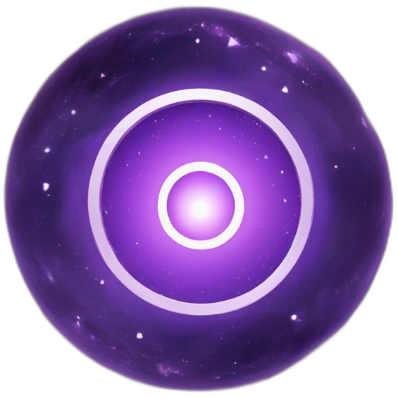 a purple portal to another galaxy emoji