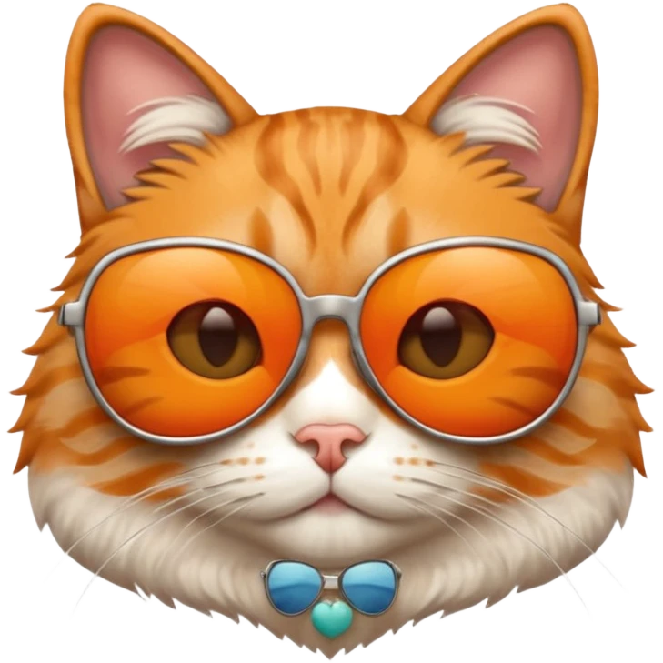Cat wearing sunglasses emoji