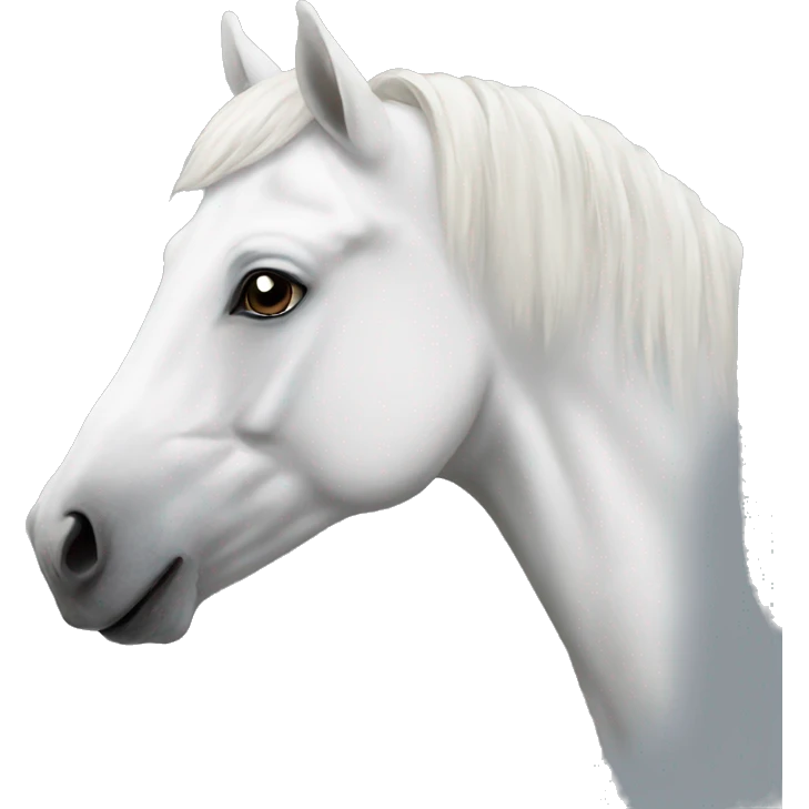 White horse emoji