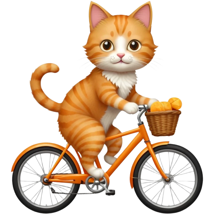 cat on a bike emoji