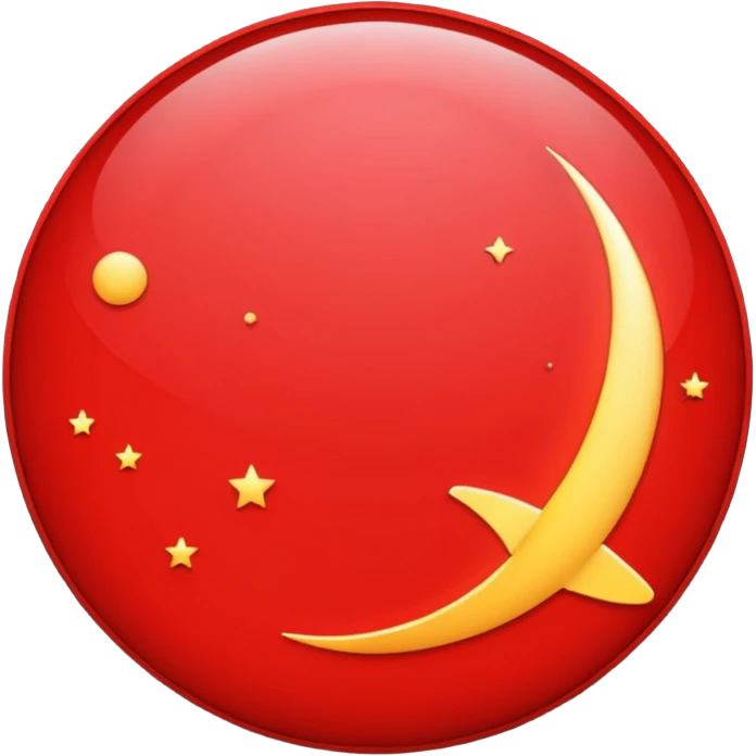 space icon in base red color   emoji