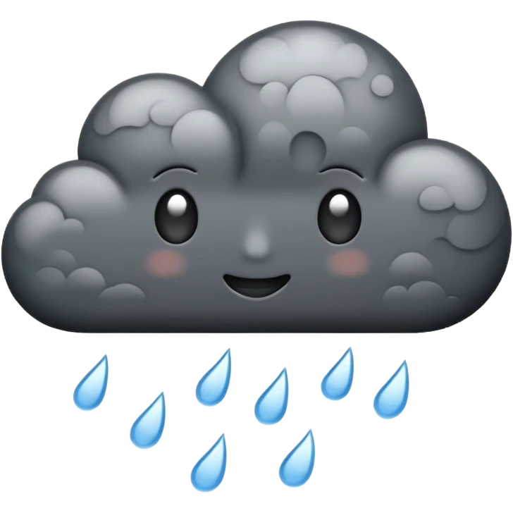 rain cloud emoji