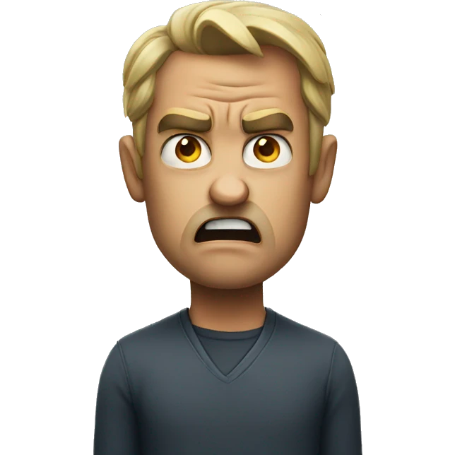 Angry emoji