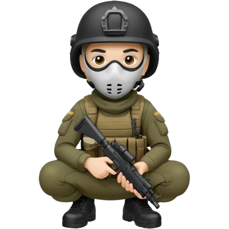 soldier-crouching-with-tactical-mask emoji