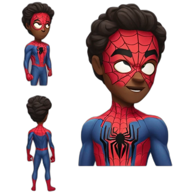 indian spiderman spiderverse emoji