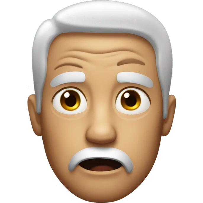 Man in shock emoji