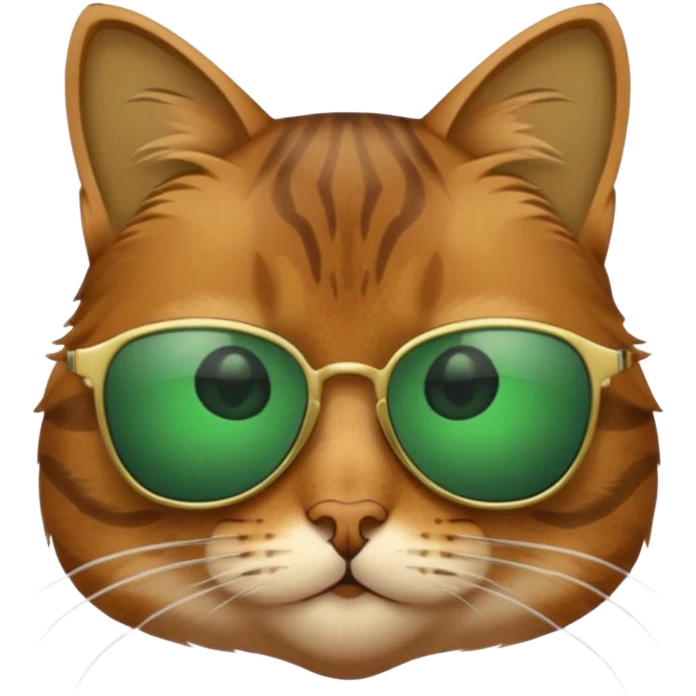 Cat wearing sunglasses emoji