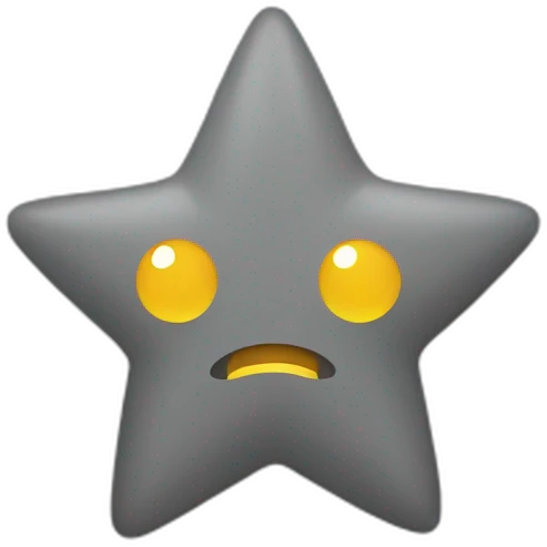 Star grey emoji