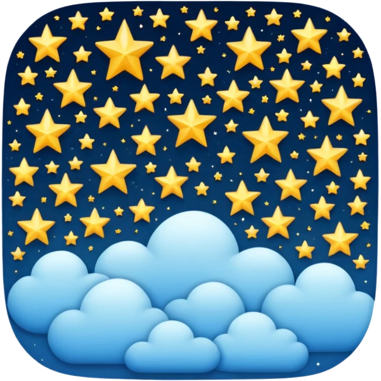 a sky of stars emoji