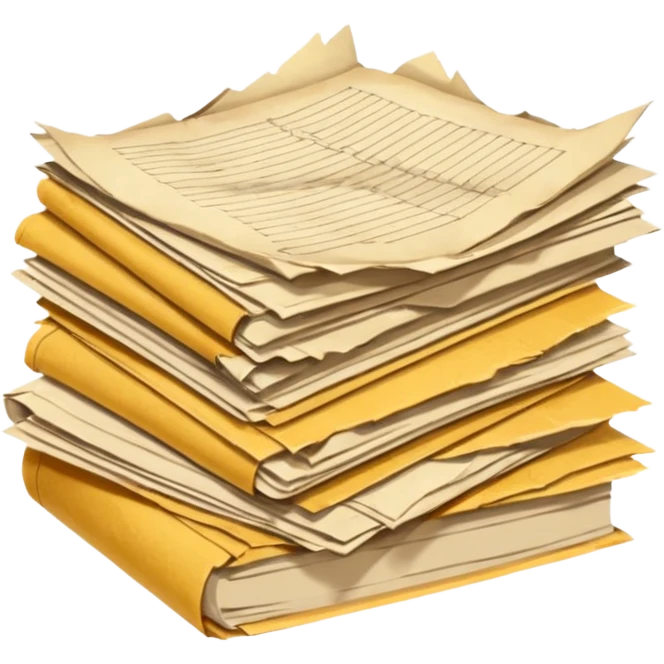 Pile of papers emoji