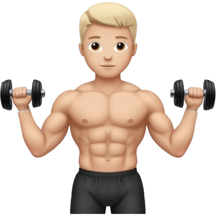 haltère élévation latérales emoji