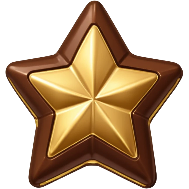 5 star chocolate as genmoji emoji