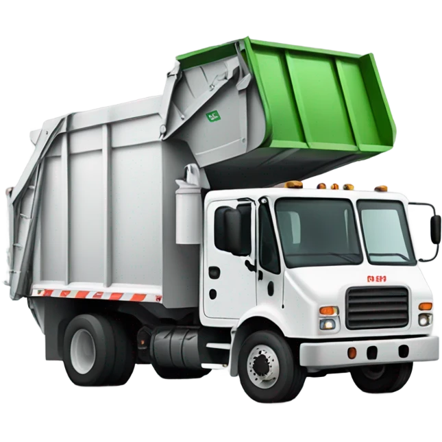 Trash truck  emoji
