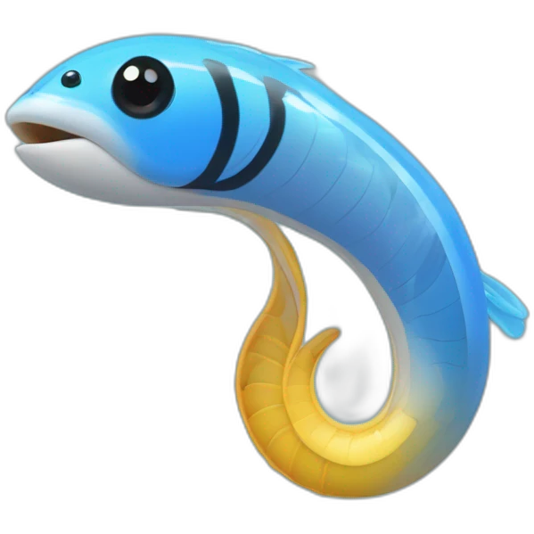 Un puis-spirale aquatique. Détaillé et irisé. emoji