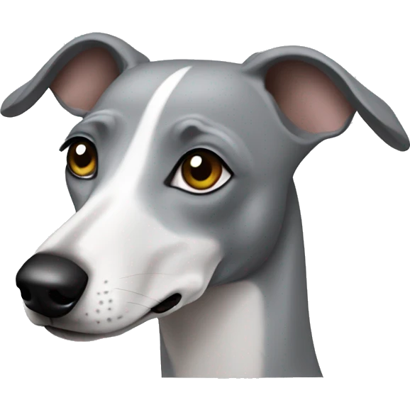 Grey whippet emoji