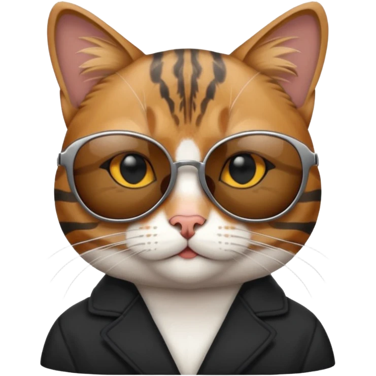 Cat wearing sunglasses emoji