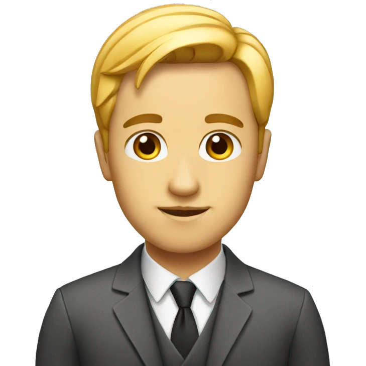 human looking smart and modern emoji