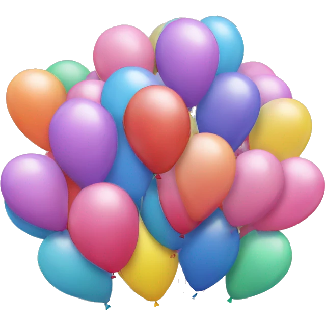 Birthday balloons  emoji