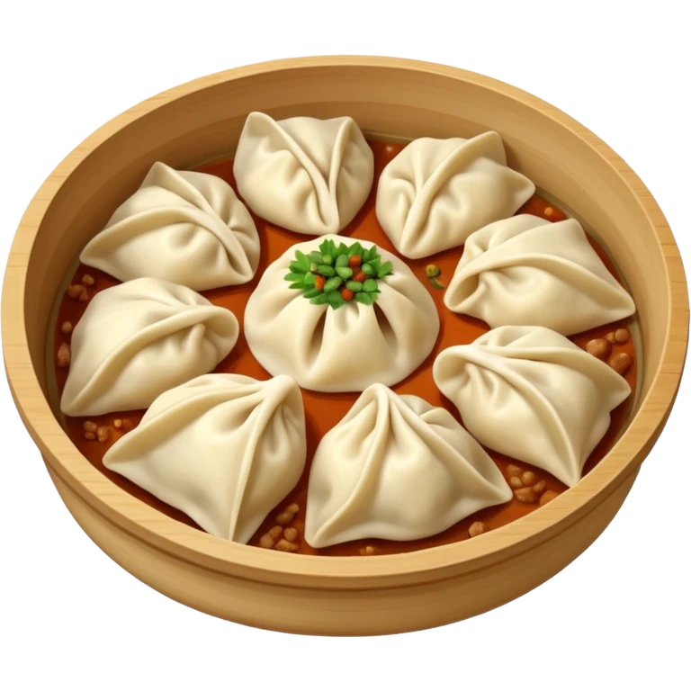 folded snacks,mantı emoji