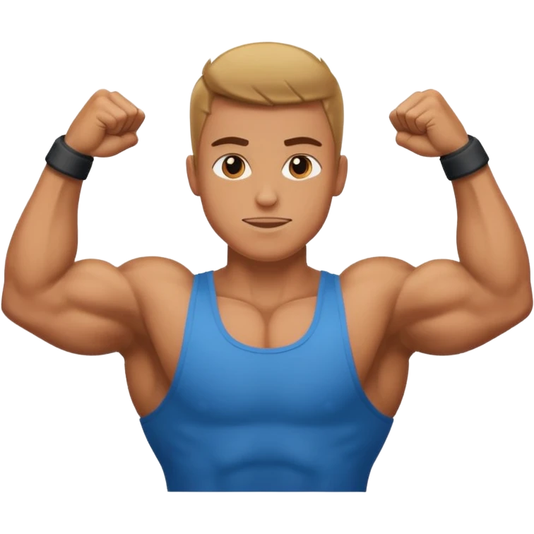 Pumped up arms emoji