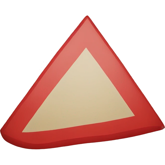 red triangle flag emoji