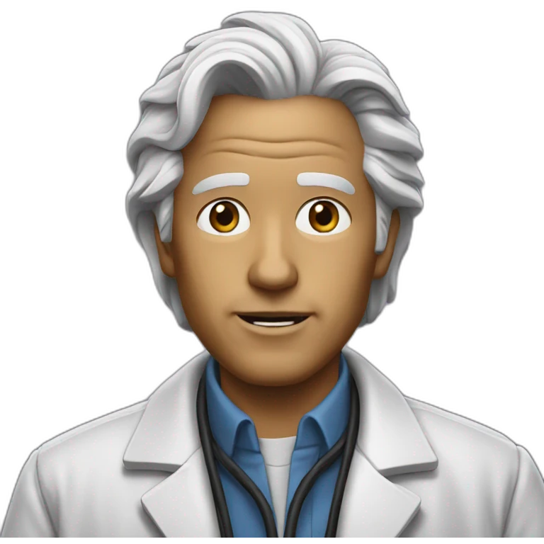 doc back to the future emoji