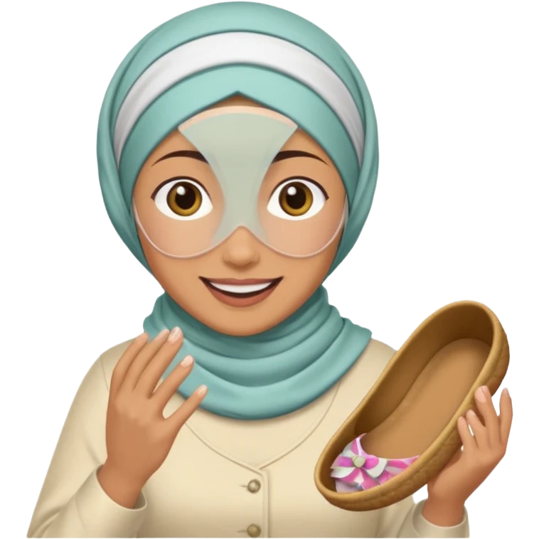 Terlik atan anne emoji