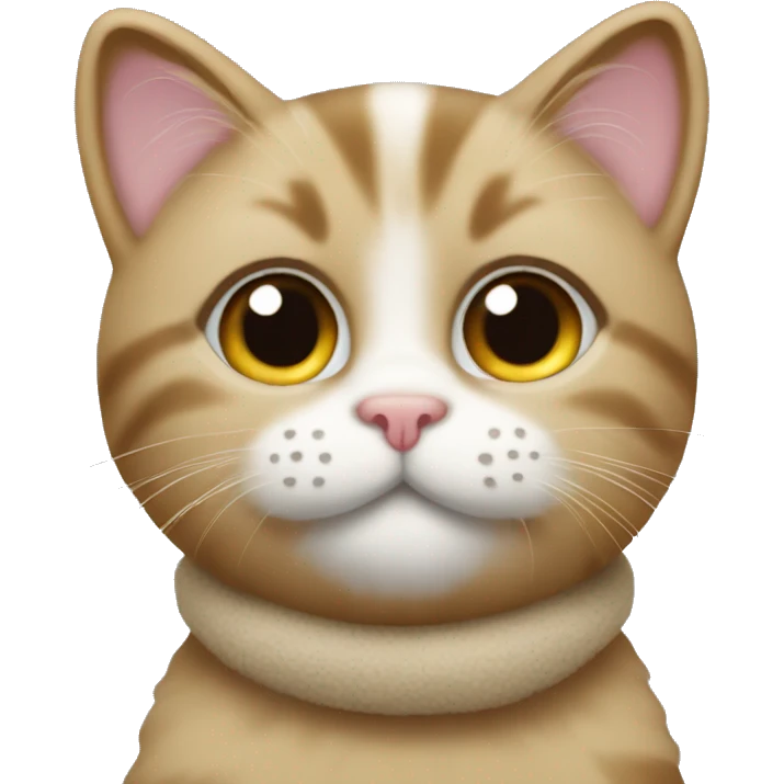 Cute cat wearing a Ugg  emoji