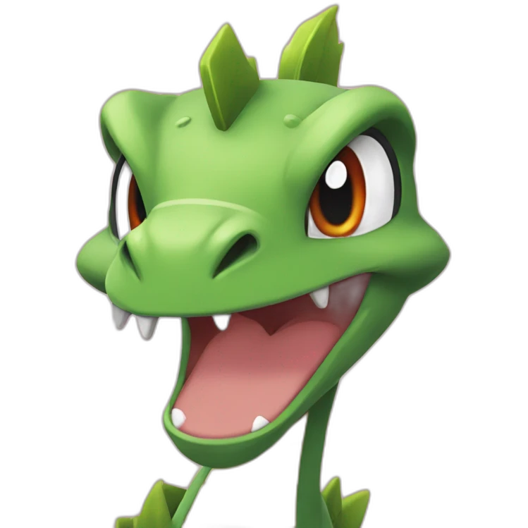 Pokemon sceptile smirking emoji
