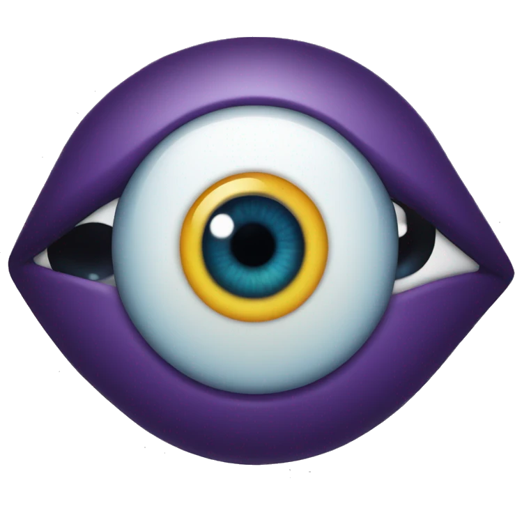 Evil eye with ca emoji