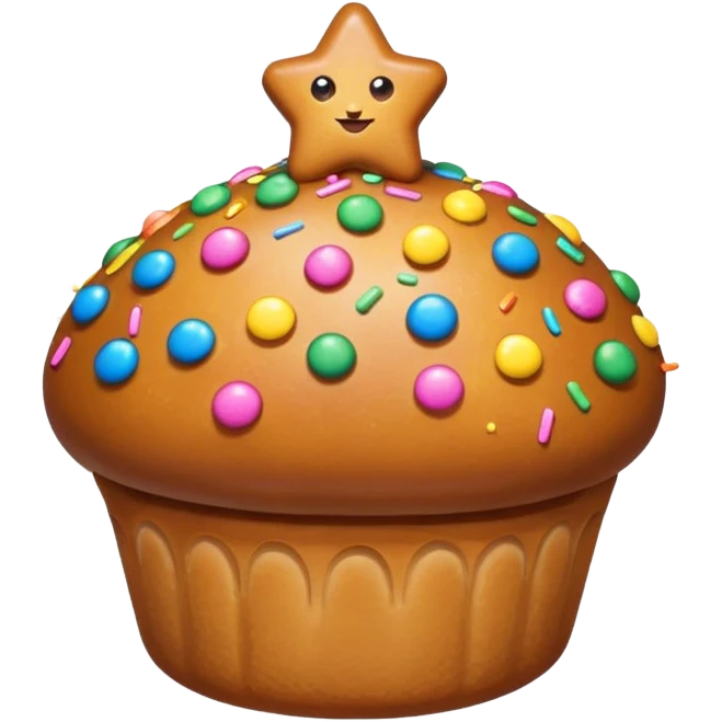 star shape bun emoji