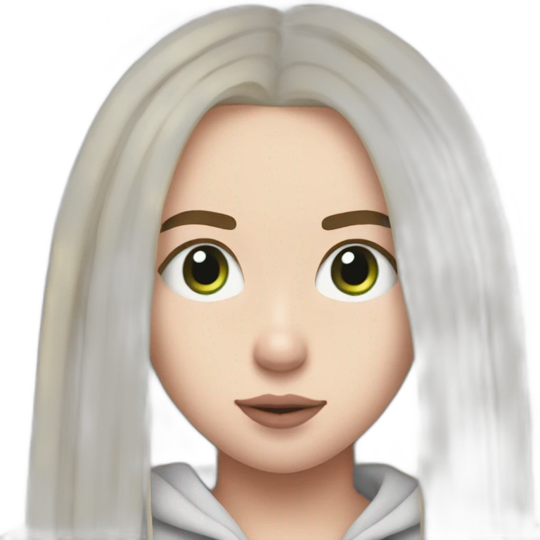 Billie eilish 2017 avec Ariana grande emoji