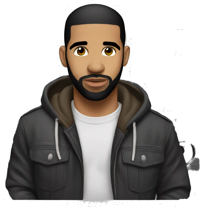 Drake in the studio making a new song emoji