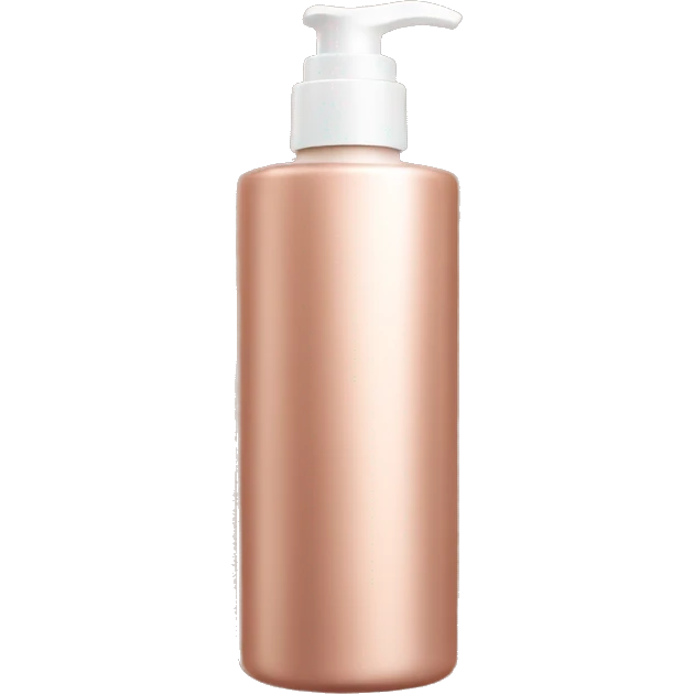 Rose gold lotion emoji