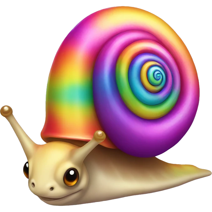 Lisa frank snail  emoji
