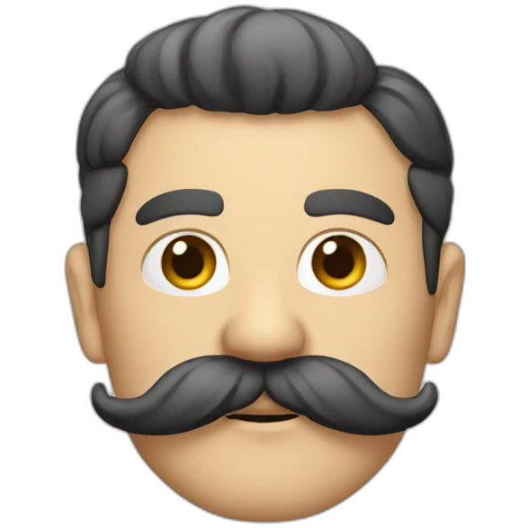 führen whit mustache emoji