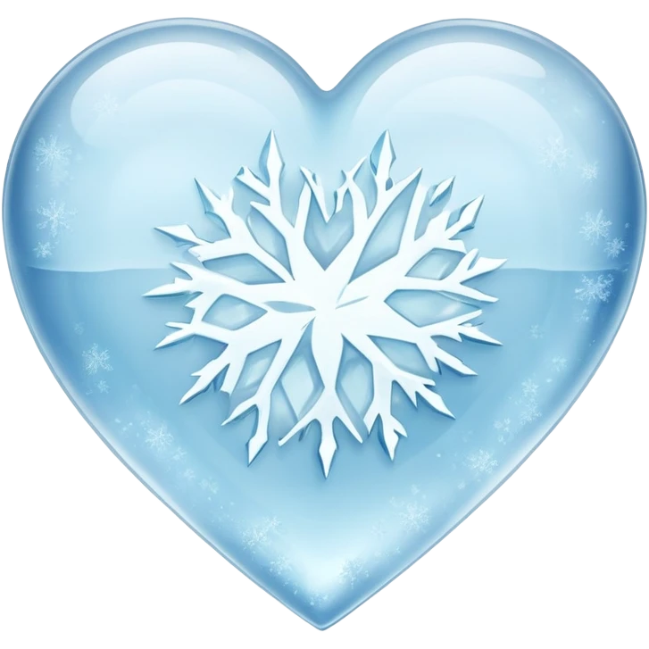 heart in ice emoji