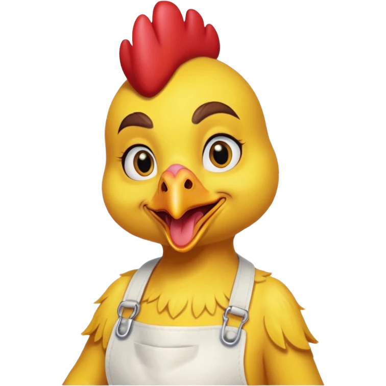 Chica the animatronic chicken girl emoji