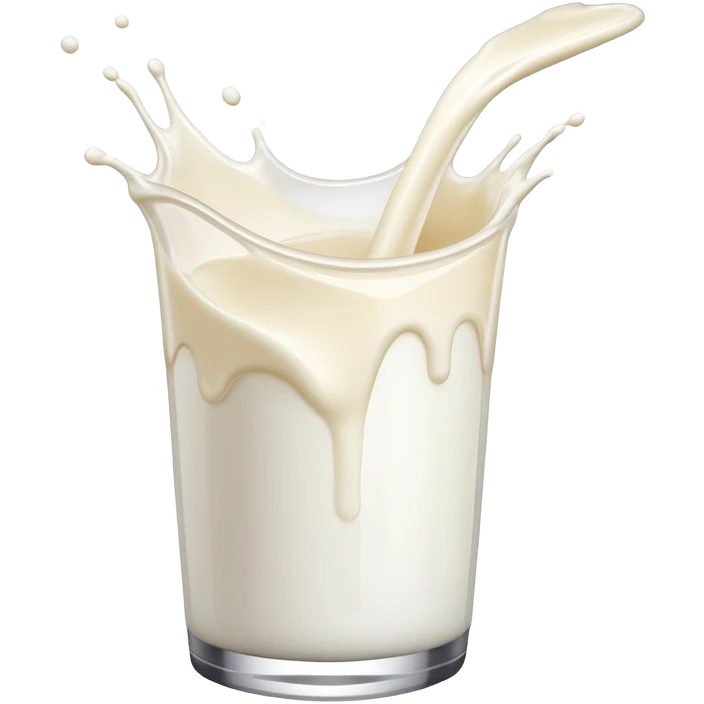  milk splash splat emoji