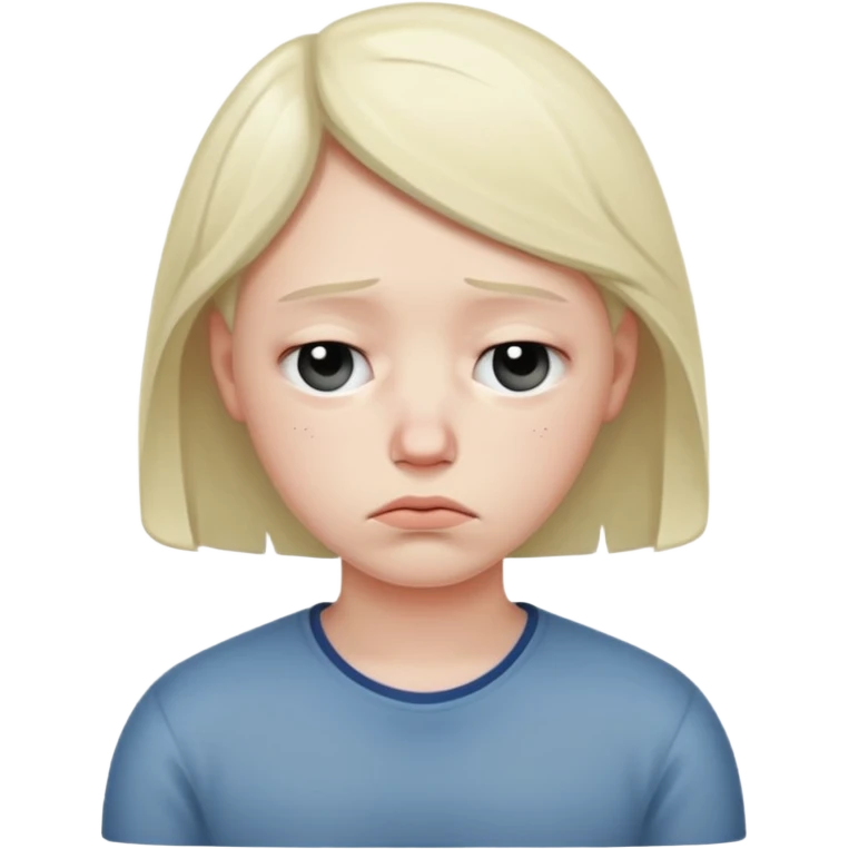 Depressed emoji