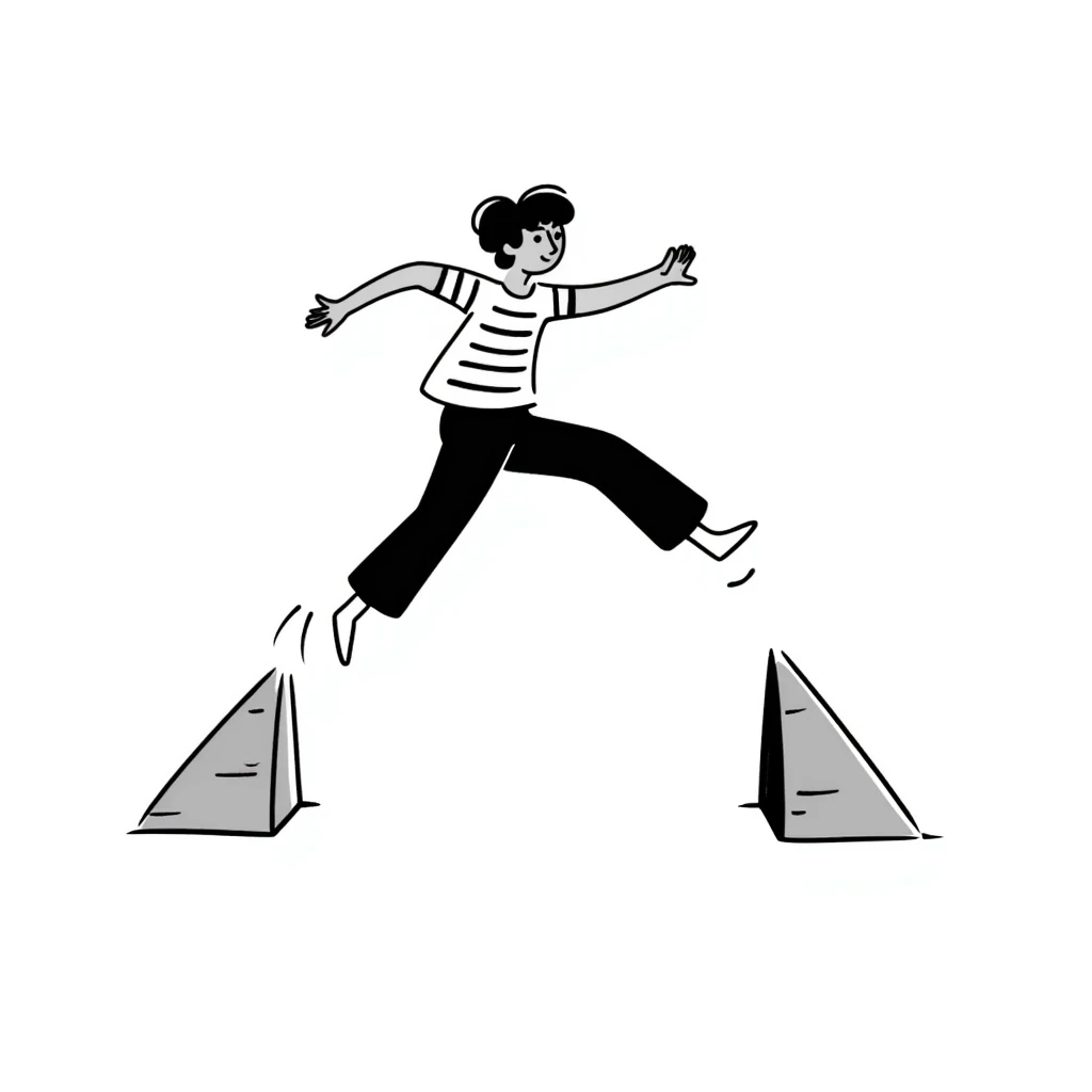 A parkour emoji