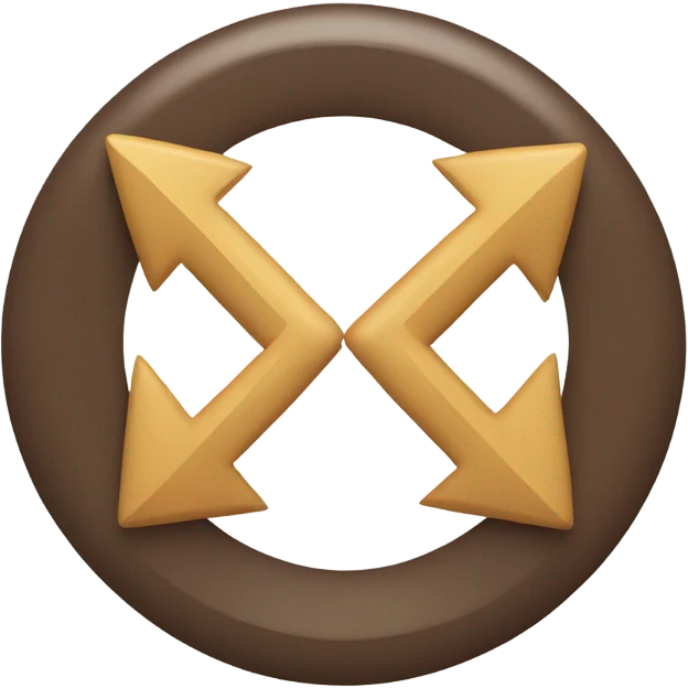 circle by 2 arrows emoji